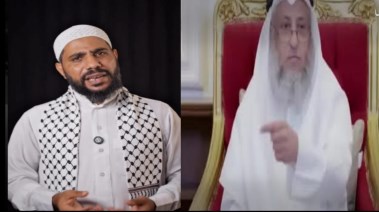 الشيخ عثمان الخميس والشيخ محمود الحسنات