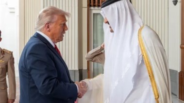 ترامب ورئيس الوزراء القطري