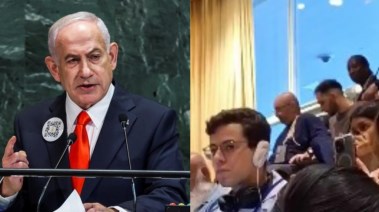 والد رهينة إسرائيلي يقاطع نتنياهو أثناء حديثه بصرخة