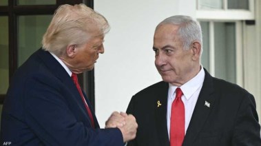 رئيس الوزراء الإسرائيلي بنيامين نتنياهو والرئيس الأمريكي دونالد ترامب