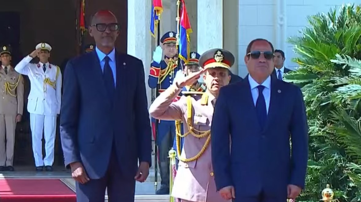 الرئيس السيسي ونظيره الرواندي