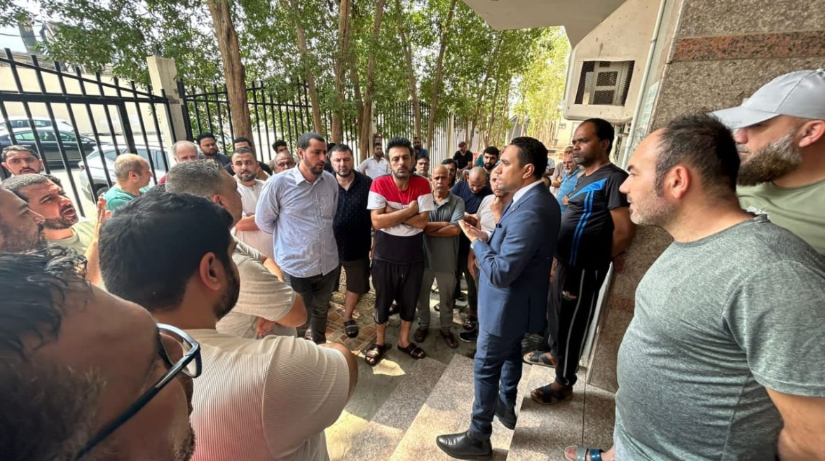 لقاء مع عمال مصريين بالسعودية لقاء مع عمال مصريين بالسعودية