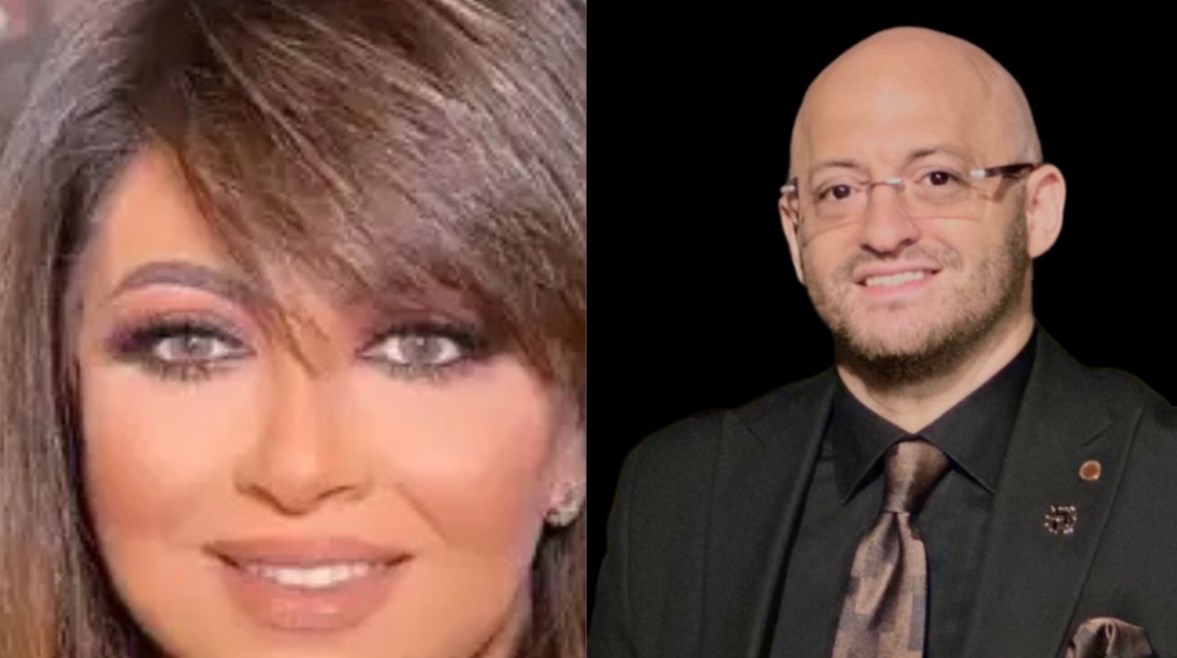 الفنانة هالة صدقي ومحاميها الفنانة هالة صدقي ومحاميها