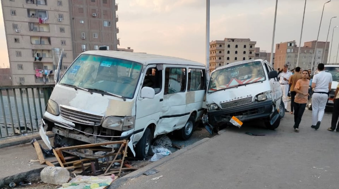 حادث تصادم أعلى دائري الوراق