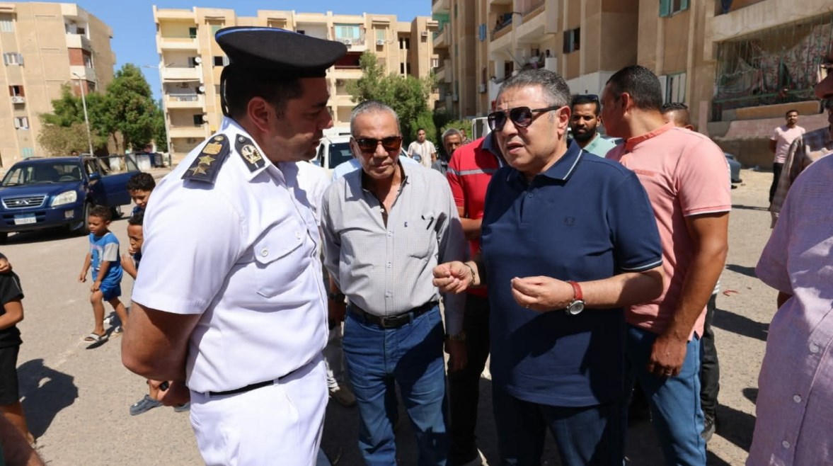 خلال جولة المحافظ خلال جولة المحافظ