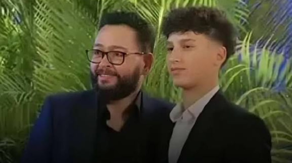 أحمد رزق ونجله 