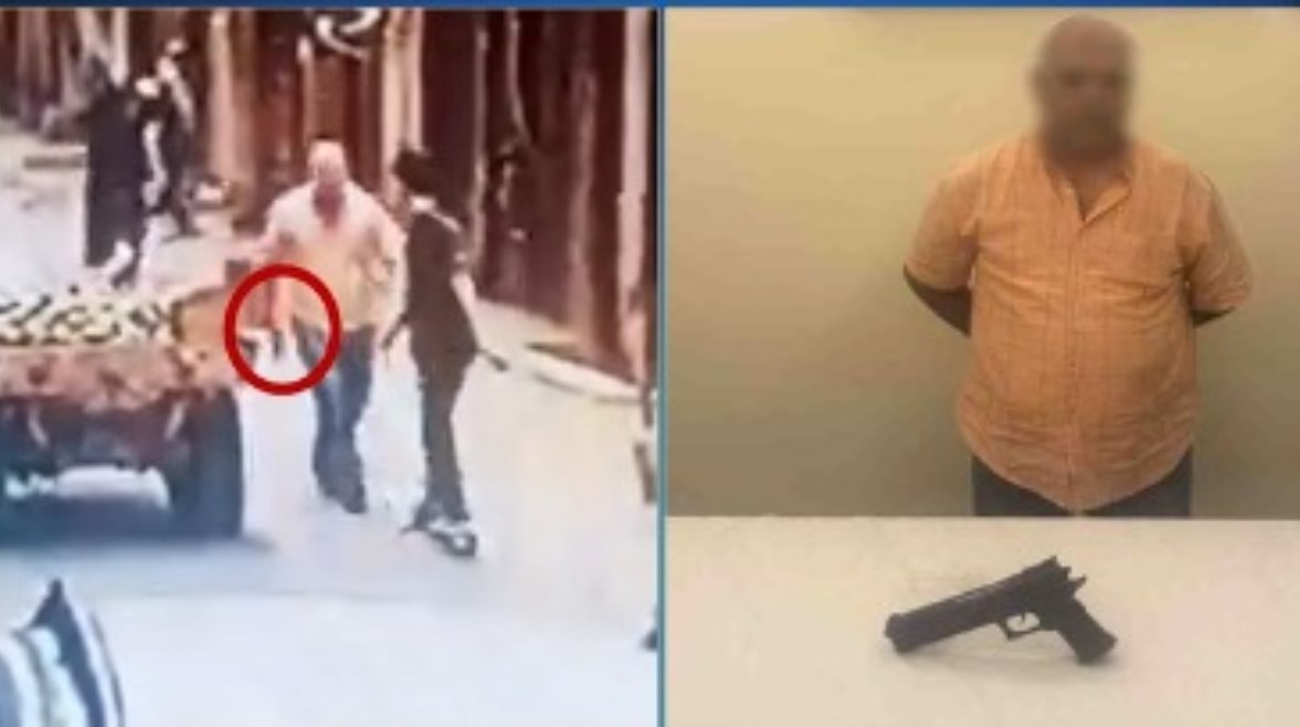 المتهم قبل وبعد القبض عليه المتهم قبل وبعد القبض عليه