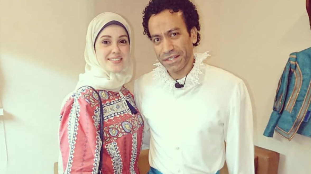 سامح حسين وزوجته سامح حسين وزوجته