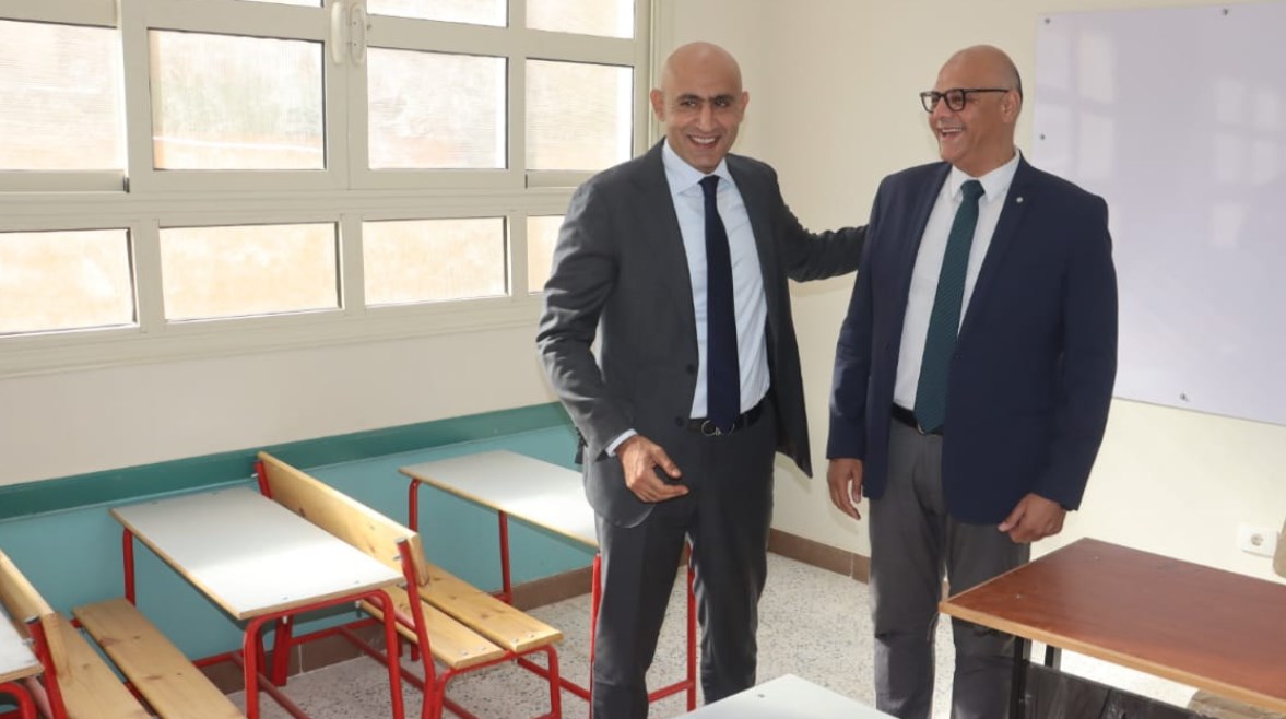 وزير التعليم خلال جولته في افتتاح المدارس بالقليوبية وزير التعليم خلال جولته في افتتاح المدارس بالقليوبية