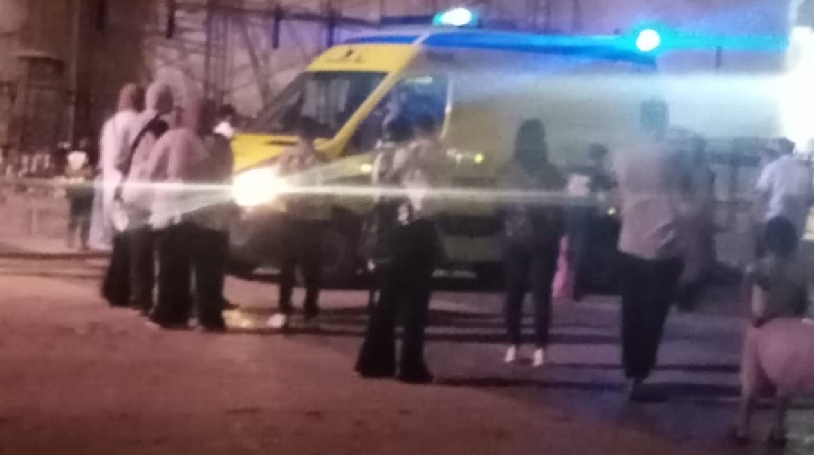 اسعاف موقع الحادث