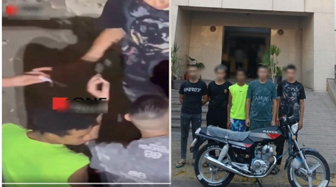 المتهمون وجانب من الواقعة