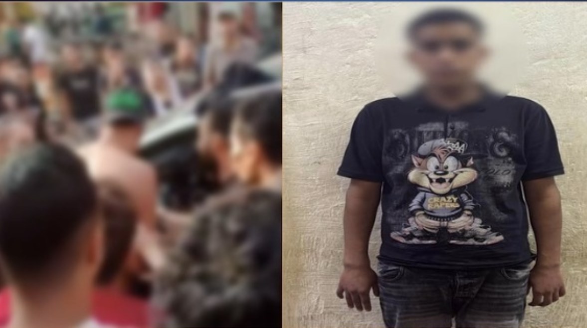 المتهم وجانب من الواقعة 