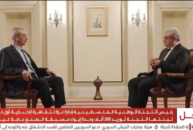  الدكتور علي شعث رئيس اللجنة الوطنية الفلسطينية