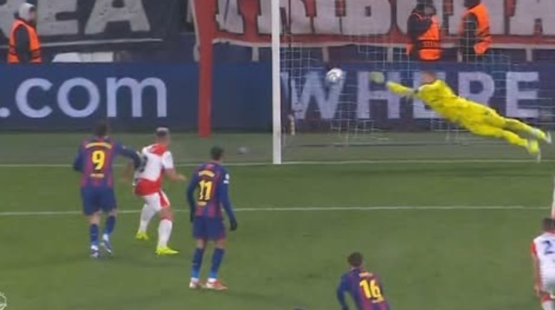 برشلونة وسلافيا براج