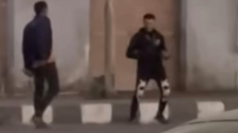 صورة من الفيديو المنتشر 