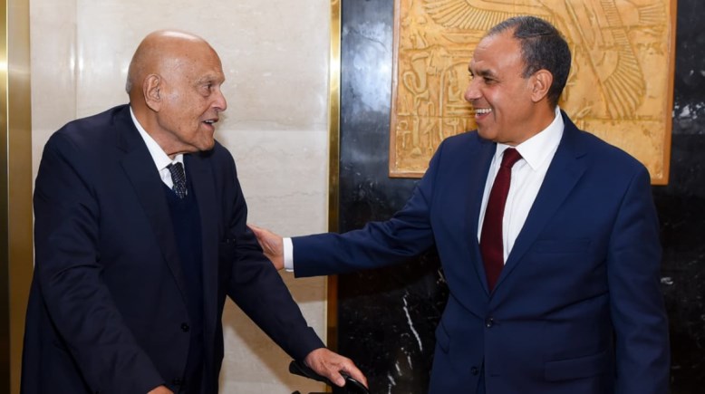 وزير الخارجية يلتقي البروفيسور د. مجدي يعقوب