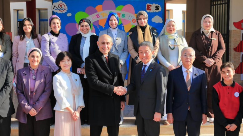زيارة وزير التعليم للمدرسة المصرية اليابانية