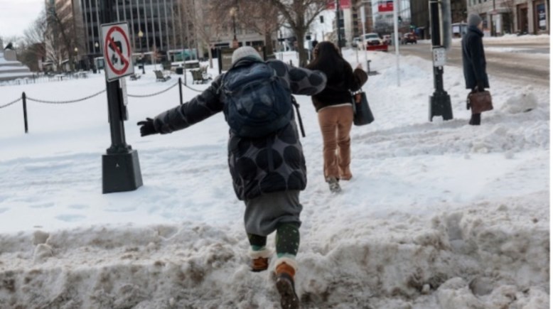 عاصفة ثلجية تضرب الولايات المتحدة 