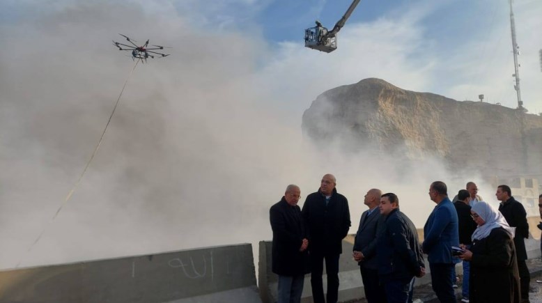 استخدام الدرون بحضور محافظة القاهرة 