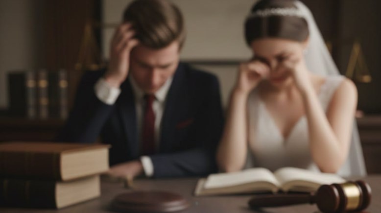 صورة مولدة بـ AI لزوجين