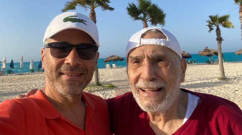 عبدالرحمن أبو زهرة ونجله أحمد أبو زهرة