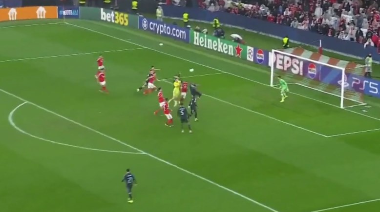 هدف حارس بنفيكا