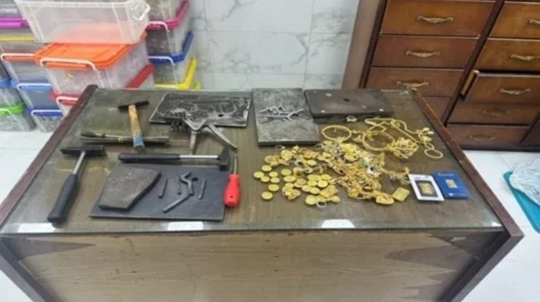 جانب من المضبوطات 