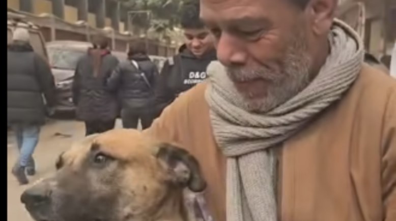 لقطة من الفيديو المتداول 