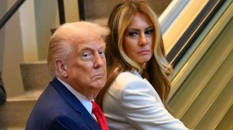ميلانيا ترامب ودونالد ترامب