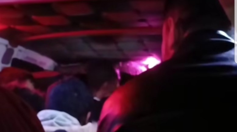 لقطة من مقطع الفيديو المتداول 