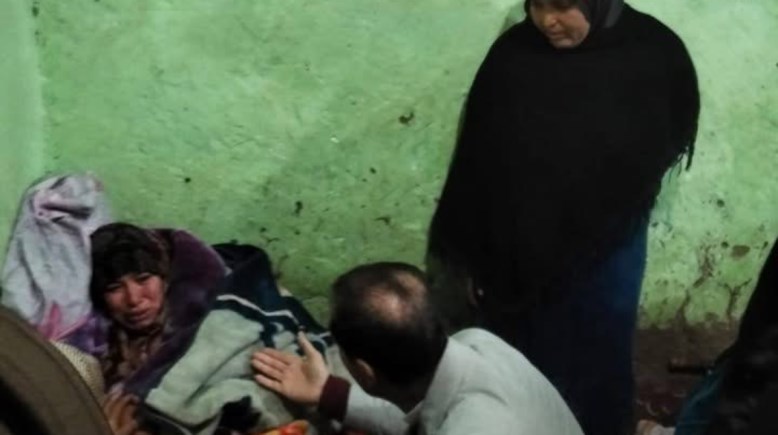 إحدى الناجيات من القارب الغارق 