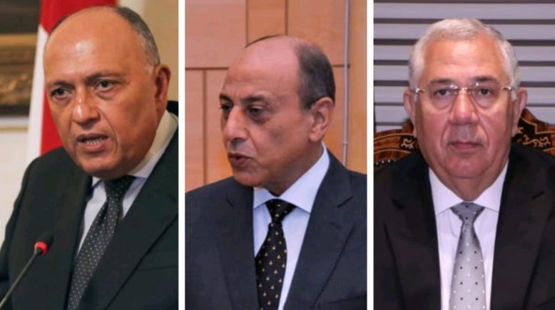 النائب السيد القصير- النائب محمد عباس حلمي- النائب سامح شكري