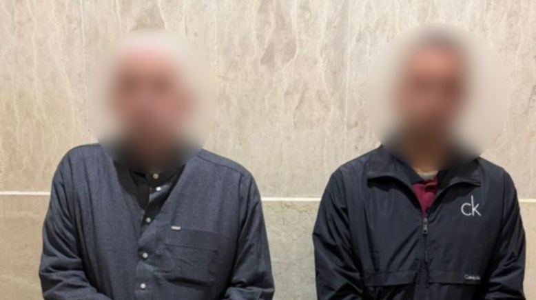 المتهمان وجانب من الواقعة