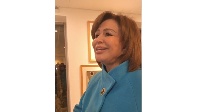 إلهام شاهين في افتتاح متحف فاروق حسني