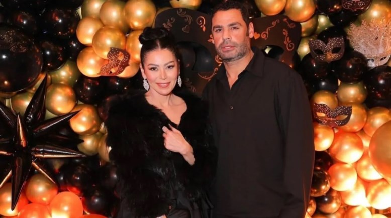 لقاء الخميسي وزوجها 