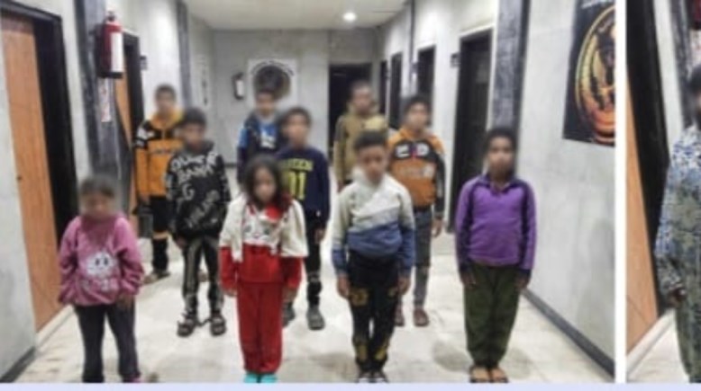 الأطفال المستغلين في أعمال التسول 