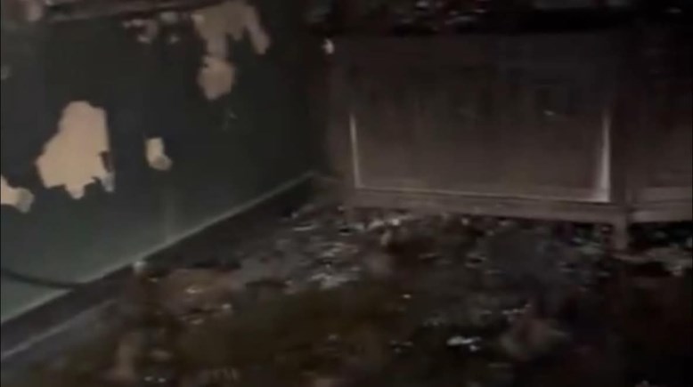 جانب من الحريق 