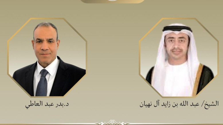 وزير الخارجية بدر عبدالعاطي ونظيره الإماراتي