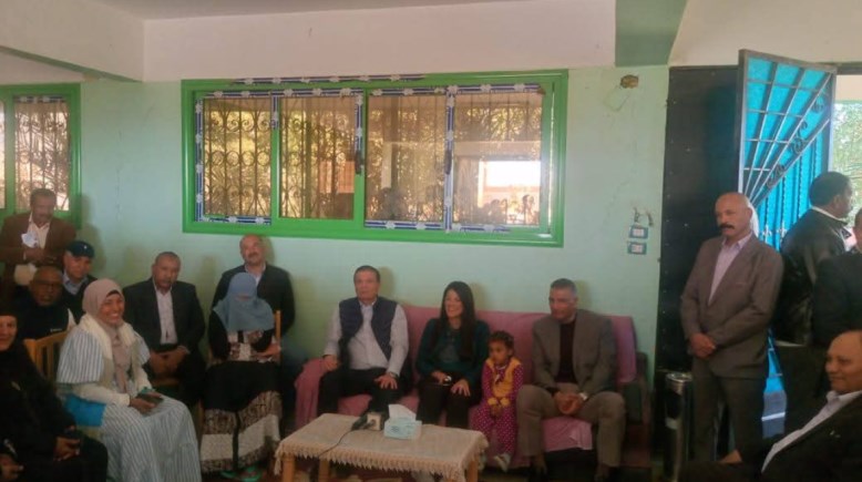 قرية السماحة بإدفو تستقبل وزيري التخطيط والزراعة ومحافظ أسوان