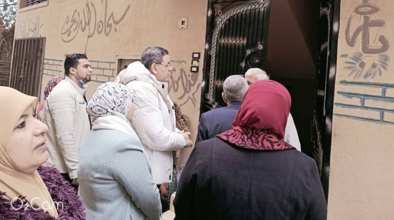 صورة من زيارة وكيل وزراة الصحة بالمنوفية للمصابين