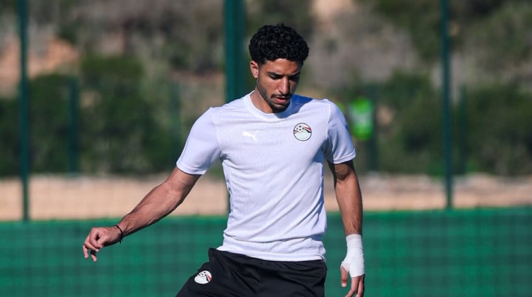 عمر مرموش في مران الفراعنة