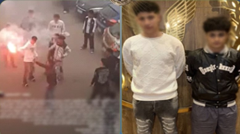 المتهمان وجانب من الواقعة