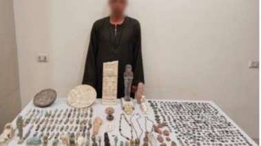 المتهم والمضبوطات 