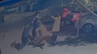 جانب من المشاجرة بمحافظة المنيا 