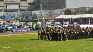 أرض العروض في احتفال الداخلية 