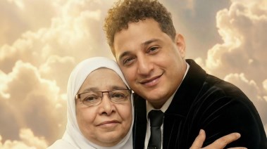 رضا البحراوي ووالدته