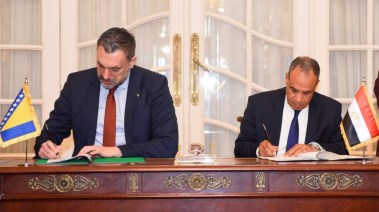 وزيرا خارجية مصر والبوسنة