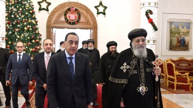 رئيس الوزراء والبابا تواضروس الثاني