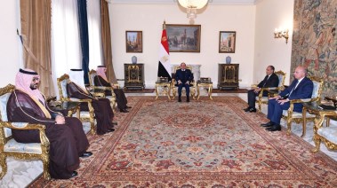 اجتماع الرئيس السيسي ووزير الخارجية السعودي