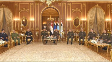 القائد العام للقوات المسلحة يلتقي نائب القائد العام للجيش الوطنى الليبى